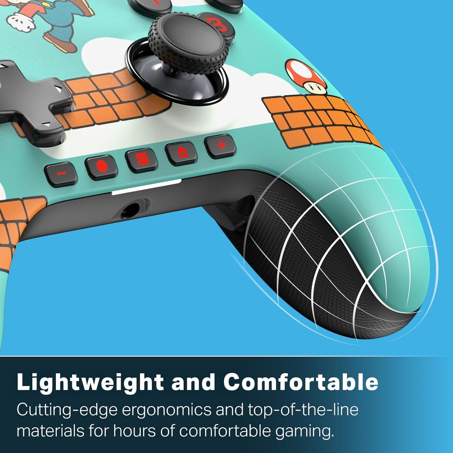 Advantage Wired Controller for Nintendo Switch 2 - Mario Time, Officially Licensed, Hall Effects, Mappable Buttons, Pro Controller, C Button, On-Board Audio Controls