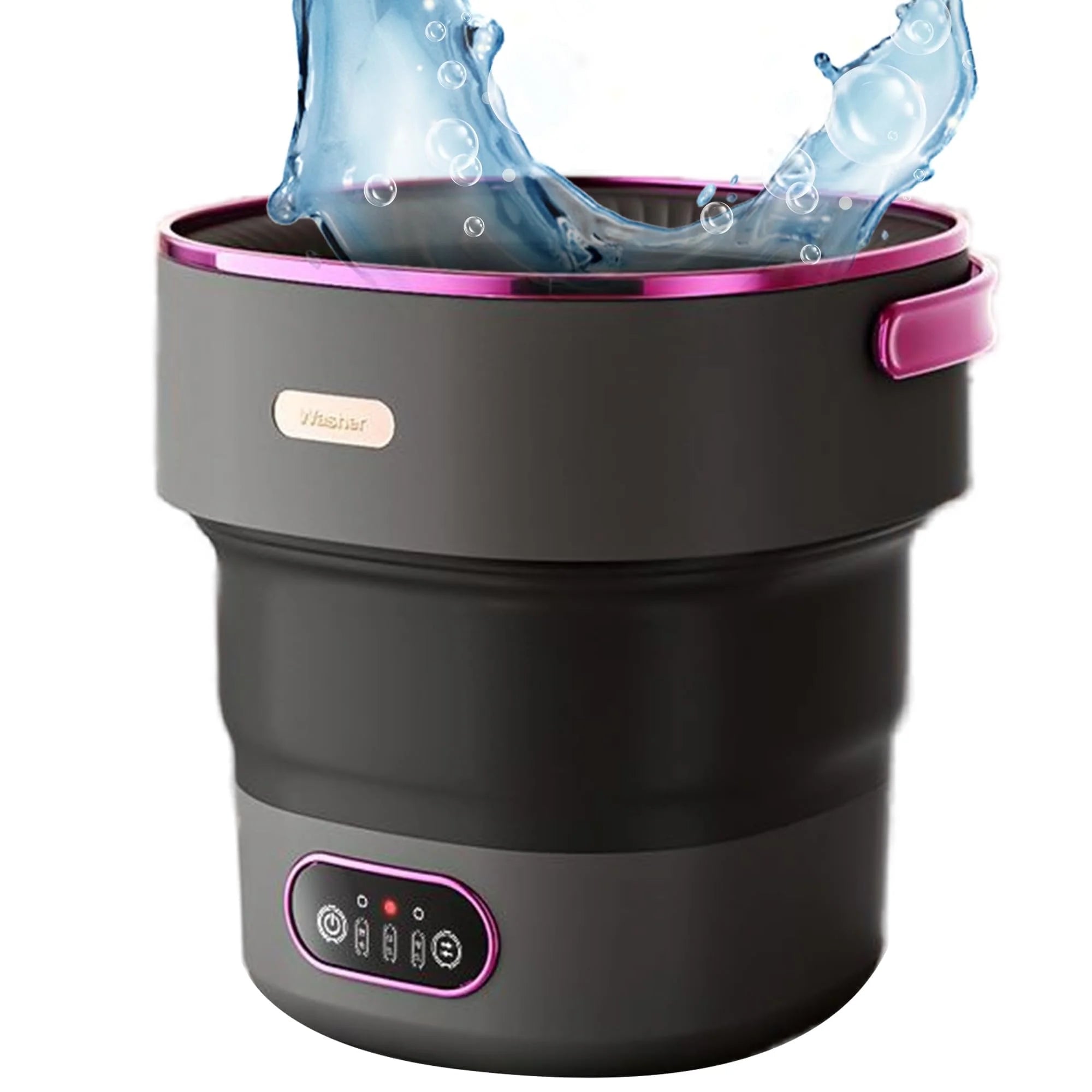 Portable Washing Machine, Mini Washer,15L Upgraded Large Capacity Foldable Washer.Deep Cleaning of Underwear, Baby Clothes and Other Small Clothes.Suitable for Apartments, Dormitories, Hotels