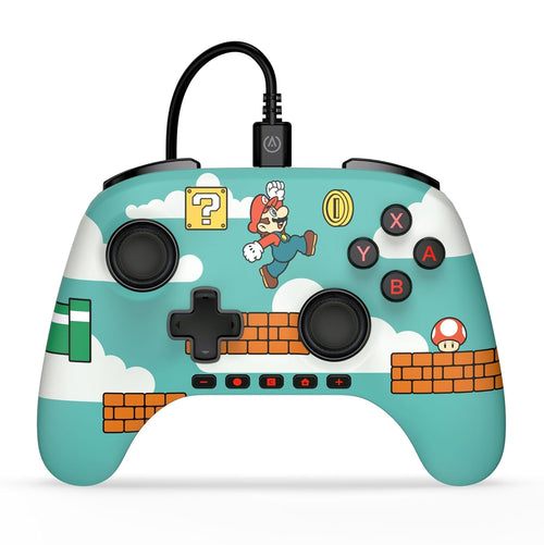 Advantage Wired Controller for Nintendo Switch 2 - Mario Time, Officially Licensed, Hall Effects, Mappable Buttons, Pro Controller, C Button, On-Board Audio Controls