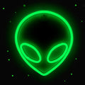 Alien Neon Sign Green LED Alien Neon Light Usb/Battery Operated Cool Alien Light up Sign for Wall Decor Game Room Aesthetic Hanging Light for Man Cave Stuff, Bedroom, Bar